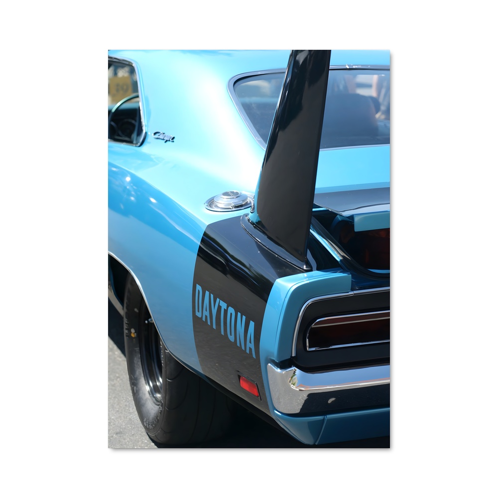 Poster Daytona Blue Racer